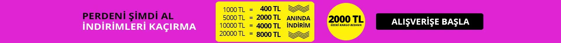 Perdeni şimdi al indirimleri kaçırma