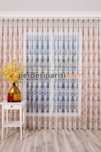 Damask Örme Tül Perde