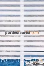 Lüx Beyaz Düz Zebra Perde