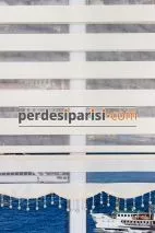 Lüx Ekru Düz Zebra Perde