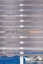 Lüx Füme Düz Zebra Perde