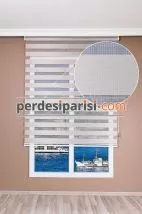 Lüx Gri Düz Zebra Perde