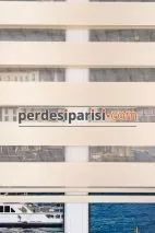 Lüx Krem Düz Zebra Perde