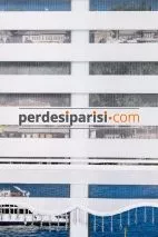 Beyaz Bambu Zebra Perde