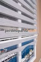 Gri Bambu Zebra Perde