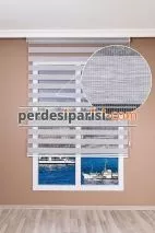 Gri Bambu Zebra Perde