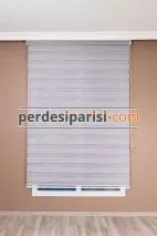 Gri Bambu Zebra Perde