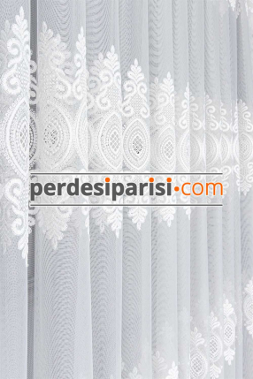 Versay Bohreli Tül Perde