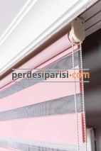 Mat Pudra Düz Zebra Perde