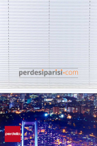Beyaz Düz Plise Perde
