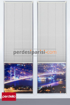 Açık Gri Tam Karartma Plise Perde
